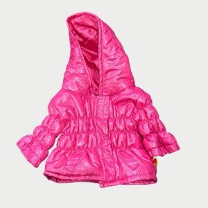 Build-A-Bear Pink Quilted Puffer Jacket